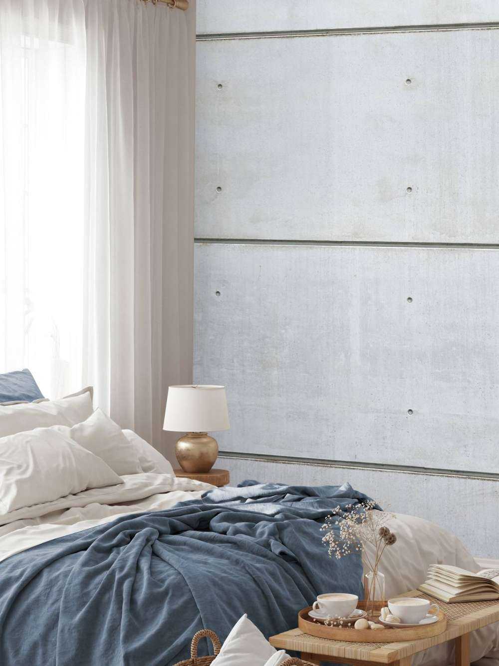 Horizontal concrete wall