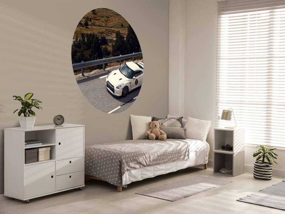 Nissan GT-R on mountain road