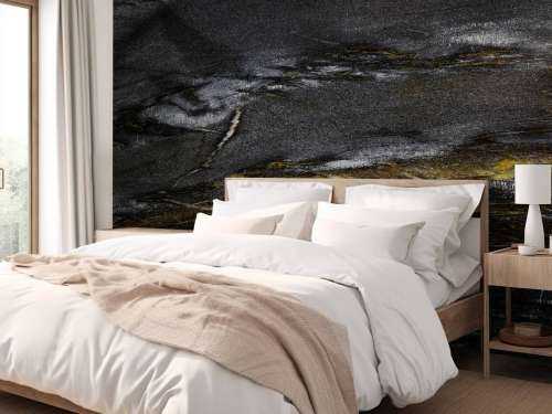 Dark marble with fine lines