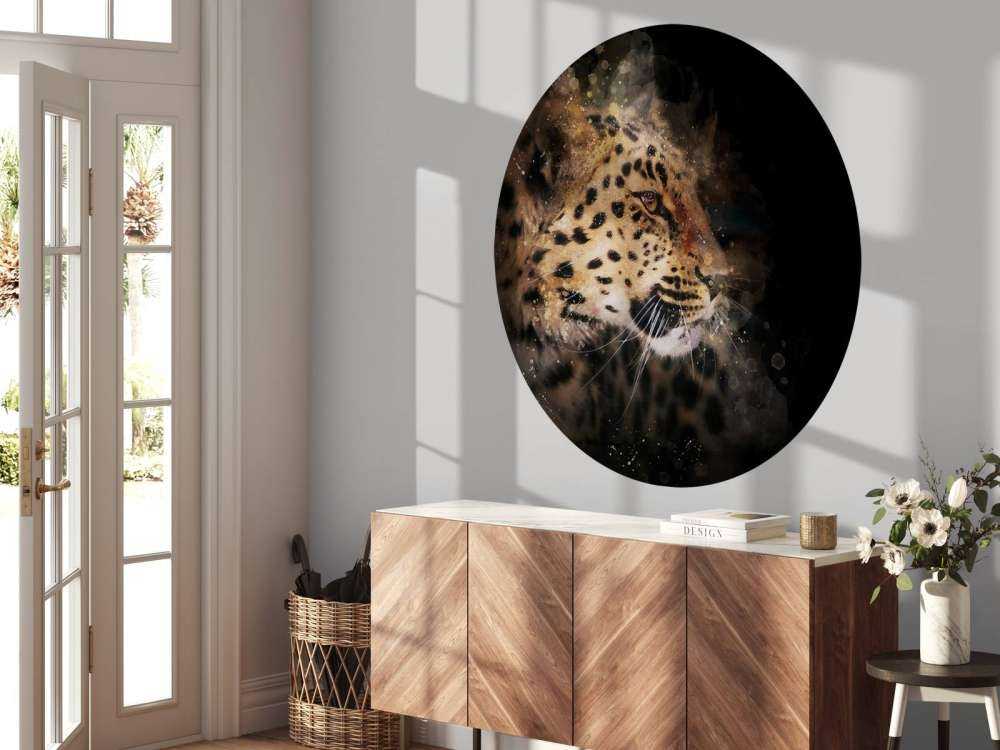 Painted leopard