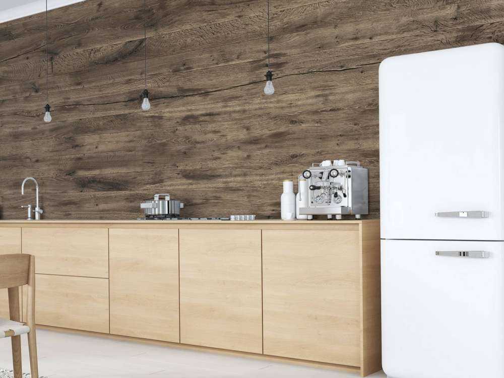 Rustic wooden planks