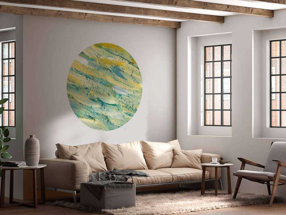 Coloured paint stripes