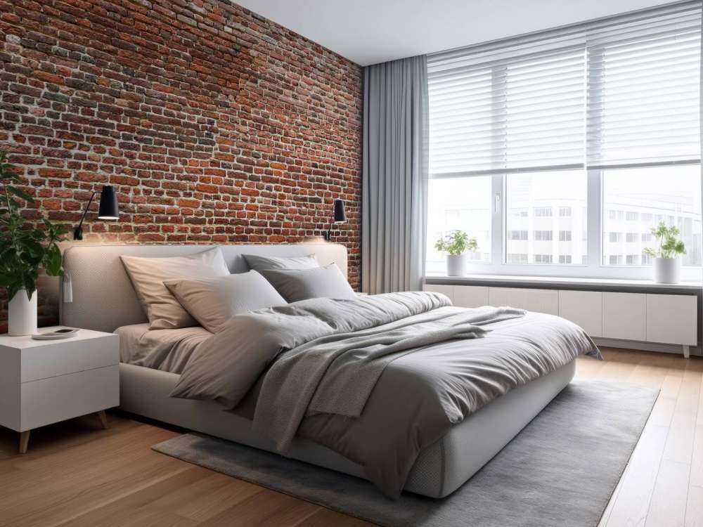 Restored exterior wall