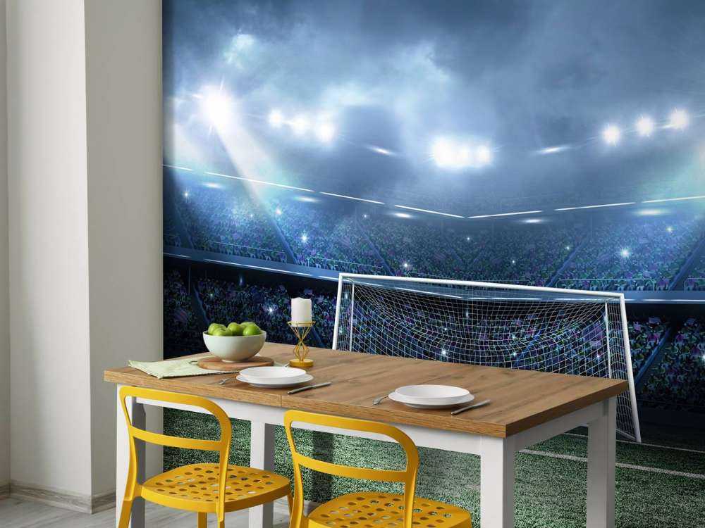 Stadium with goal
