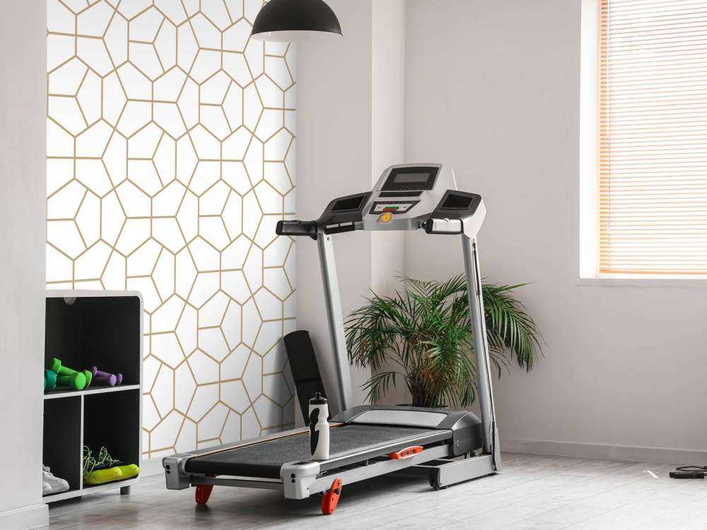 Gold geometric pattern