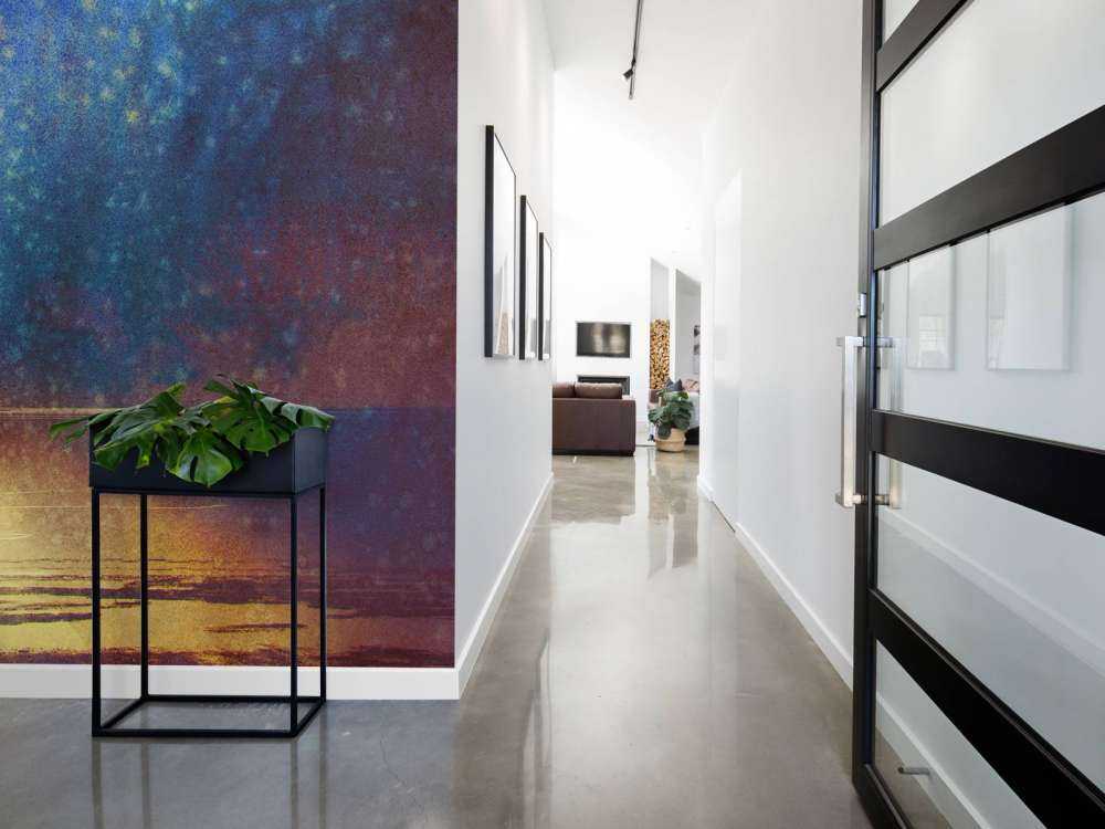 Lonely girl in the rain