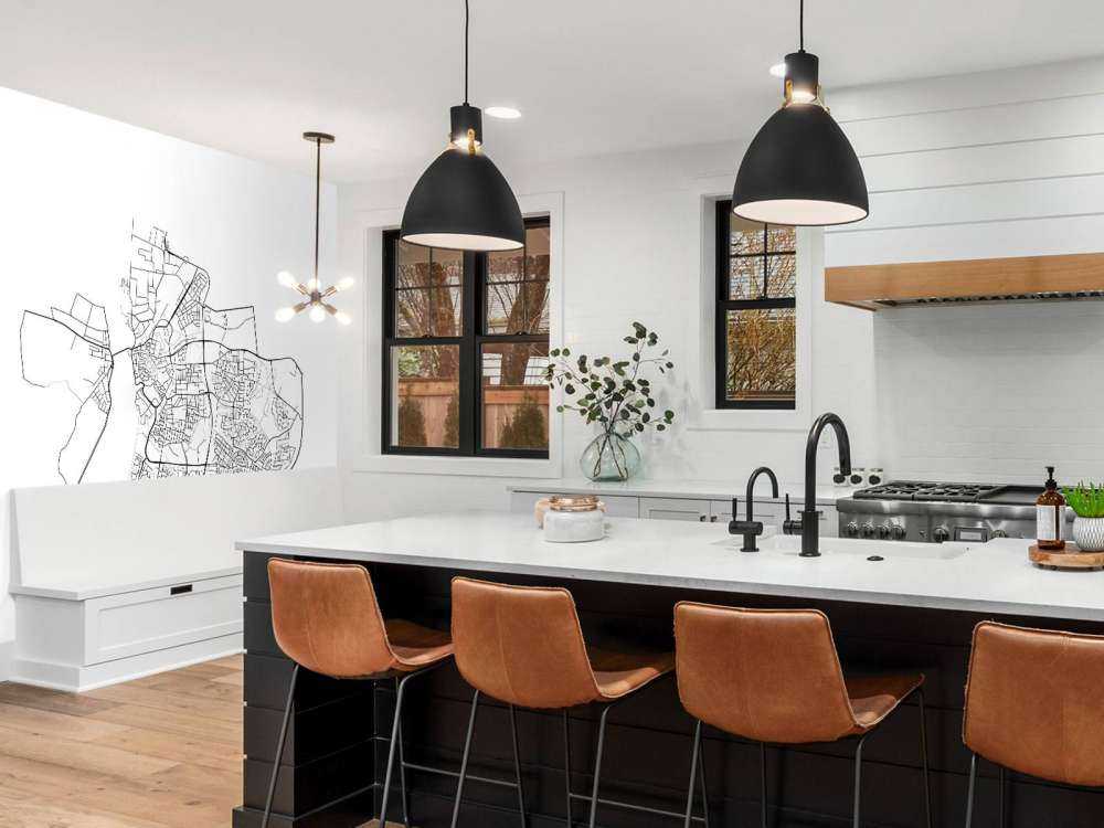 Map of Zutphen, white