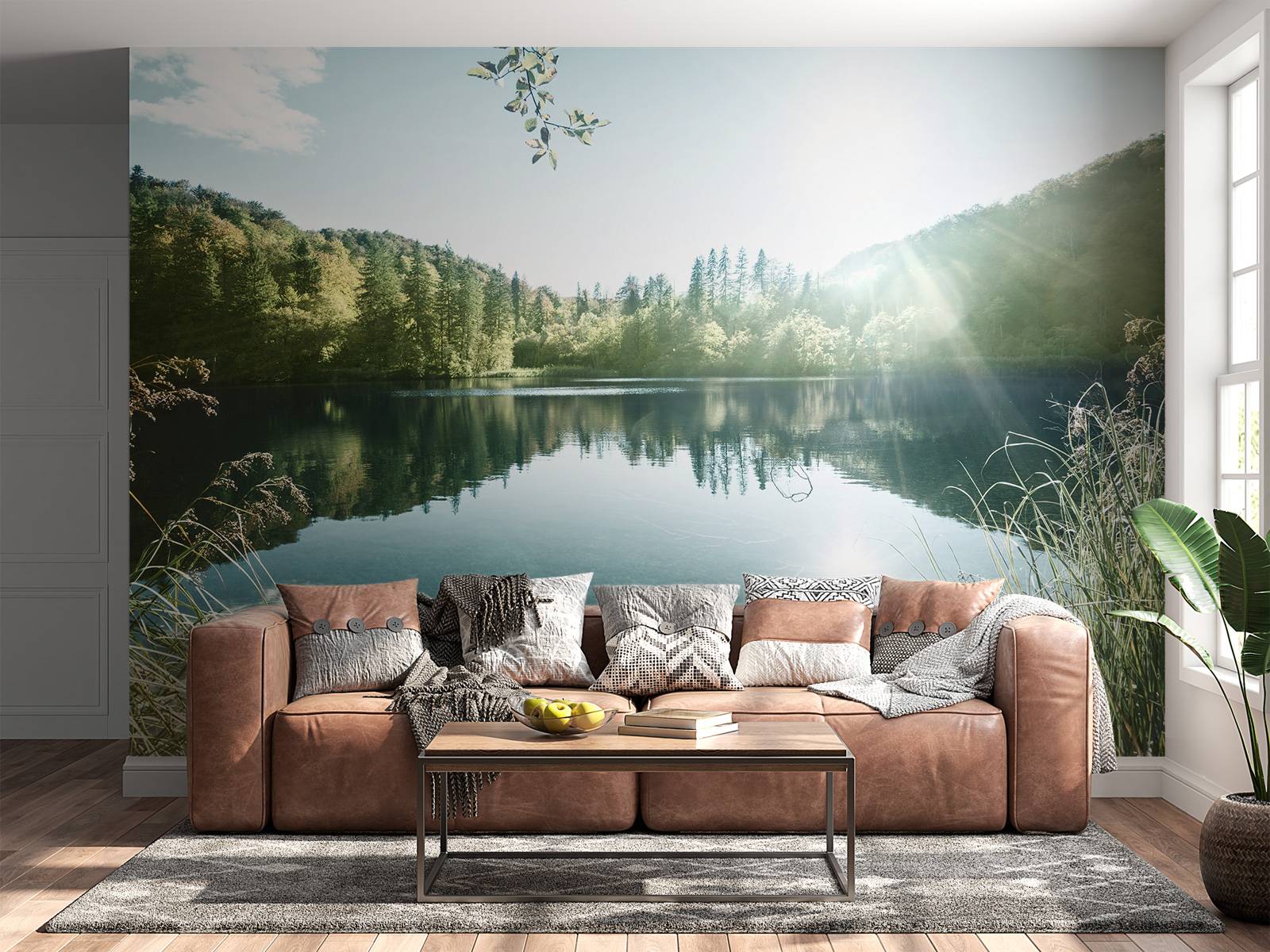 Lake in forest