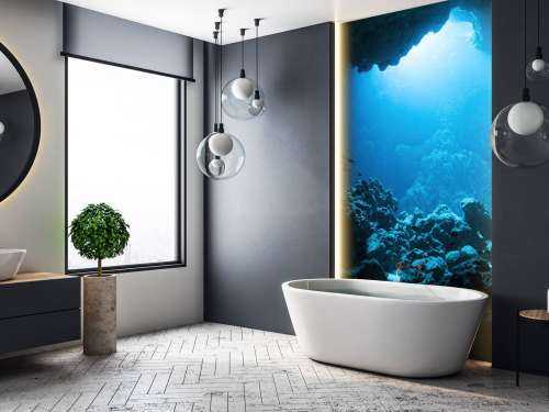 Cave under water