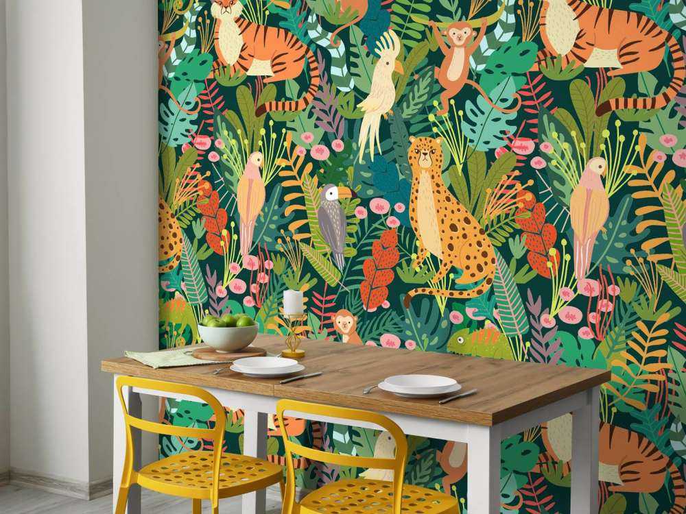 Colourful animals pattern