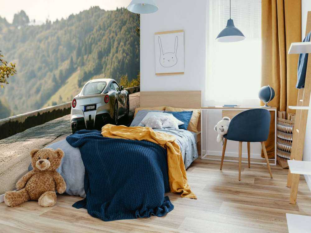 Ferrari F12 through the mountains