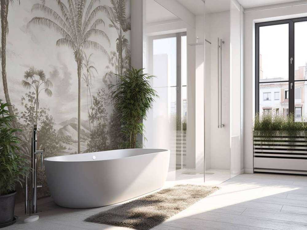 Romantic Tropics Taupe