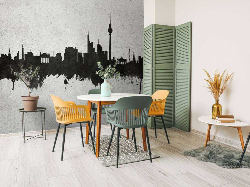 Watercolor skyline, Berlin