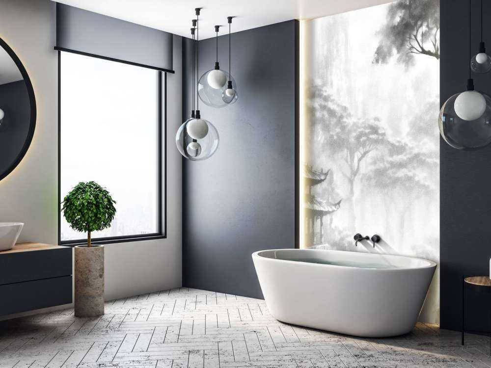 Misty Oriental Pavilion