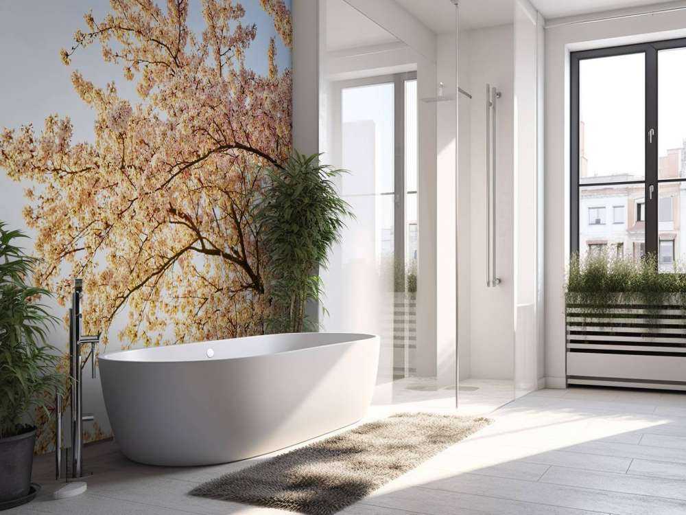 Blossom branch in bloom