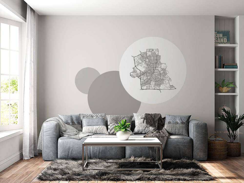 Map of Eindhoven, white