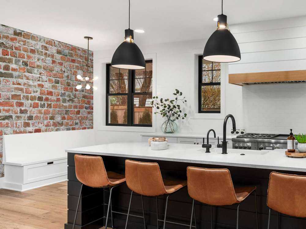 Brick wall restored