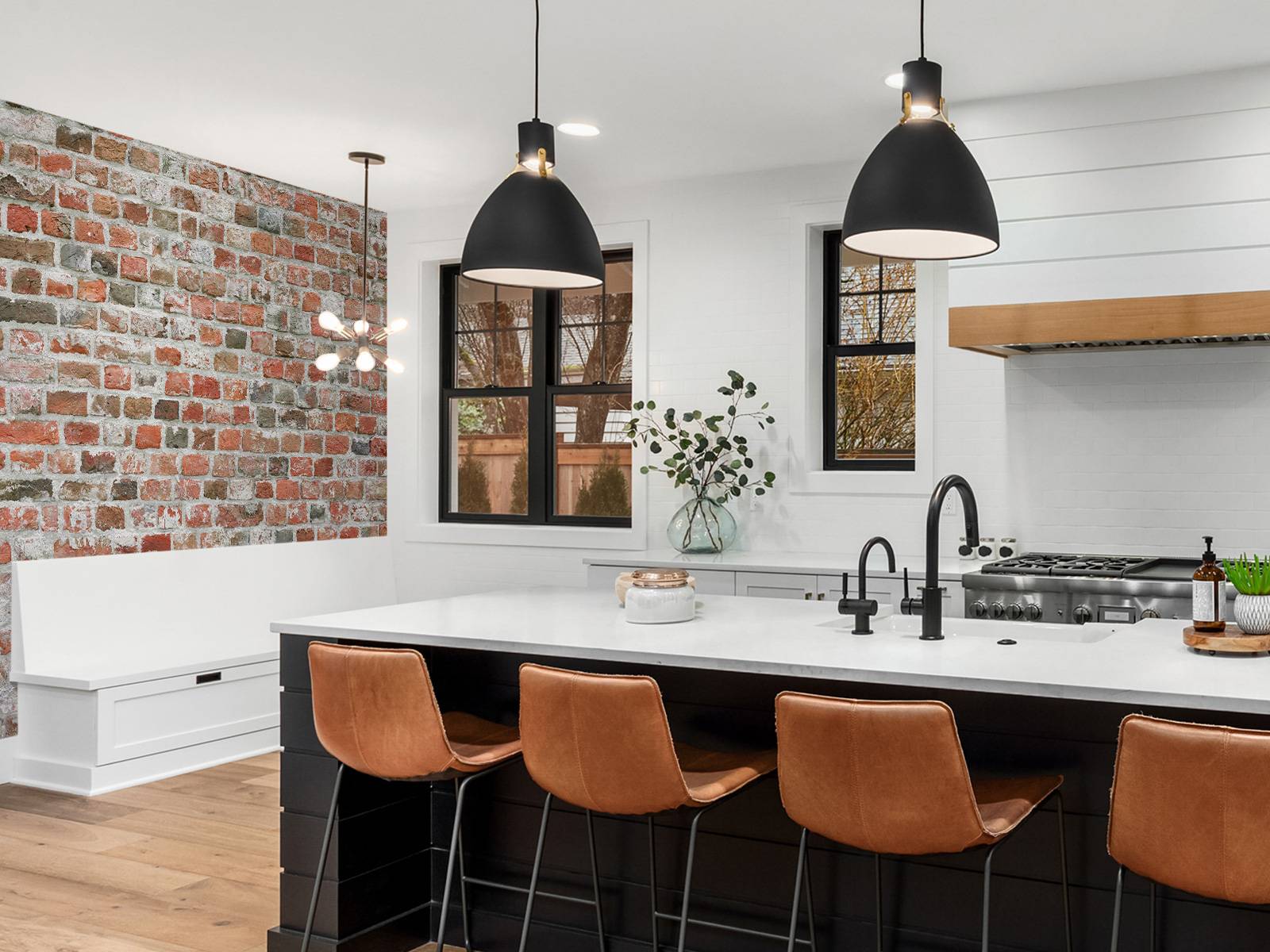 Brick wall restored