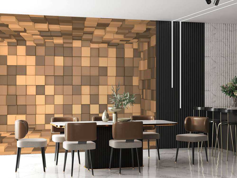 3D Minecraft block