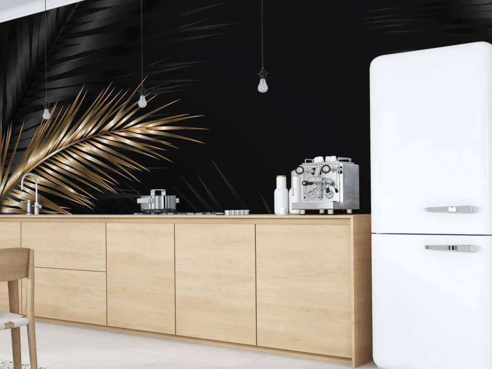 Ornamental palm leaves