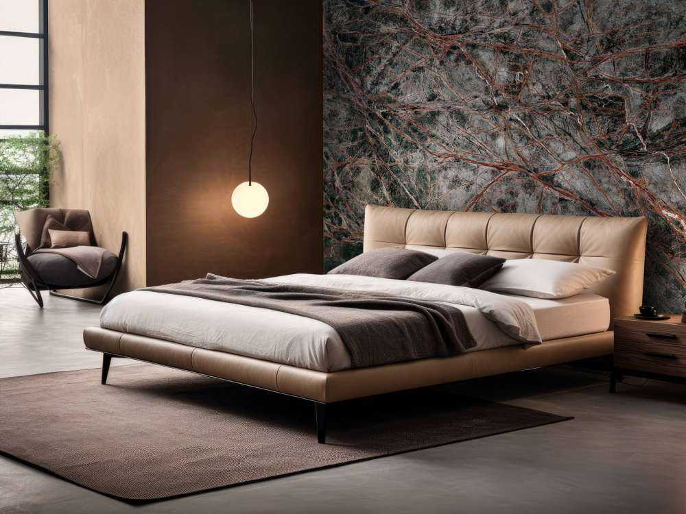 Grey marble with fine structure