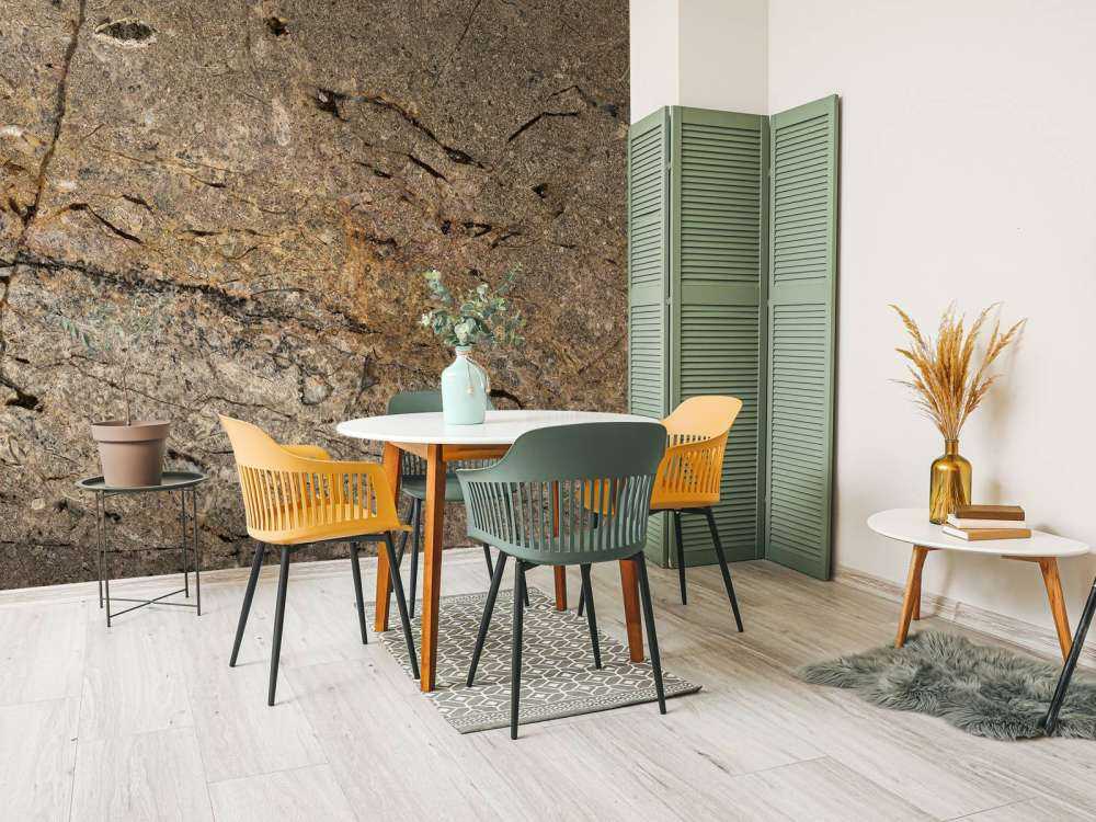 Sand-coloured marble