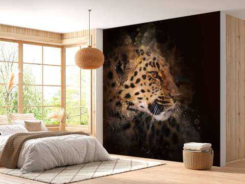 Painted leopard
