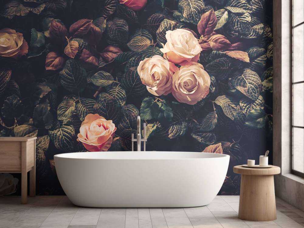 Vintage rose bush