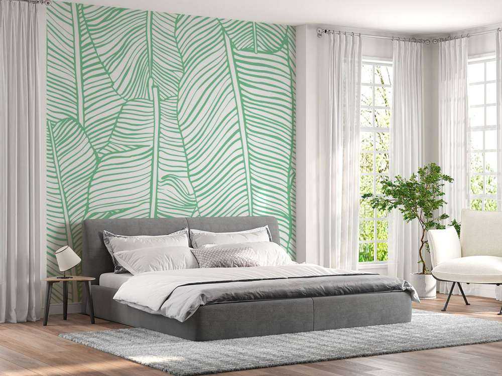 Leaf pattern green