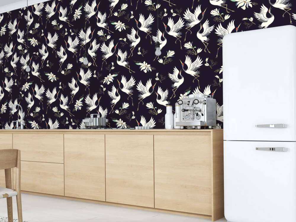 Flying crane pattern