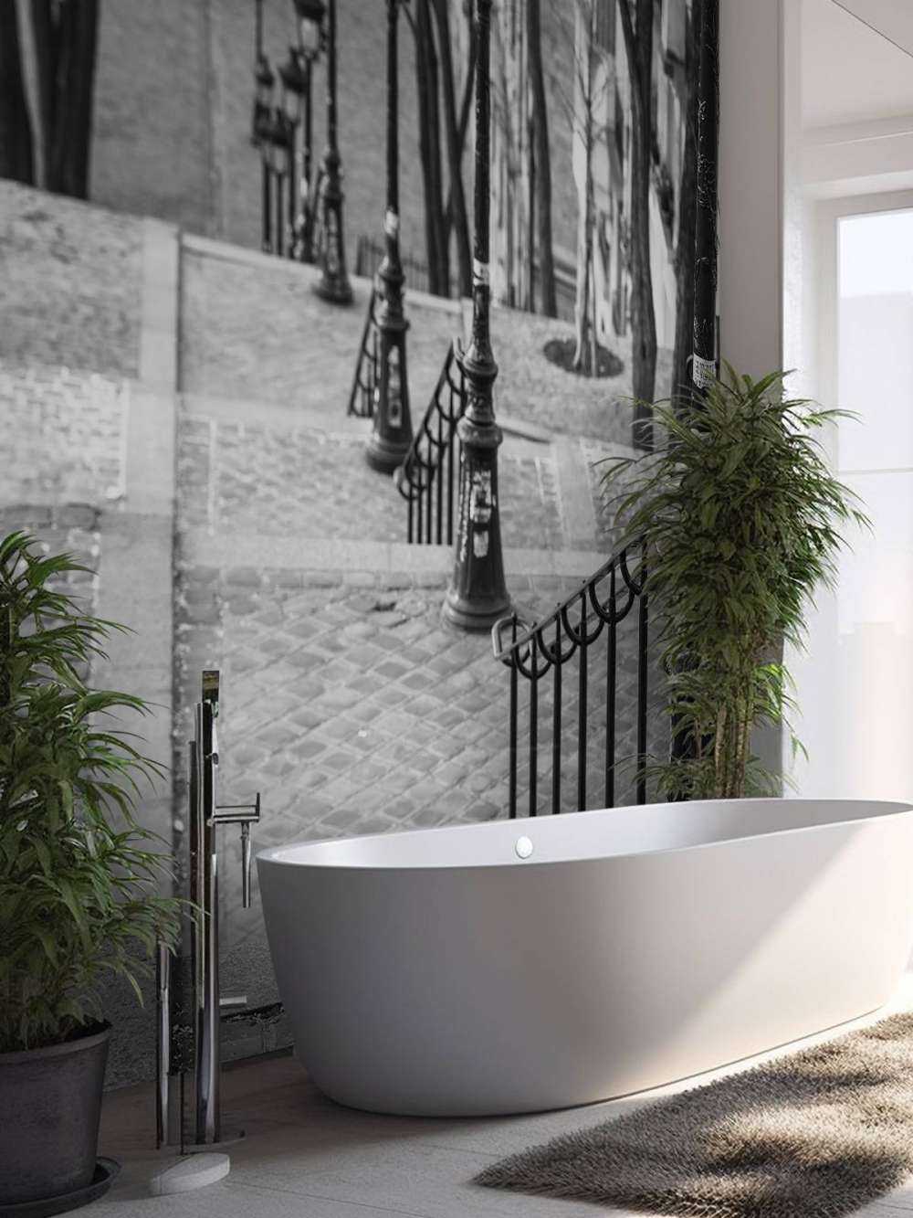 The famous stairs in Montmartre