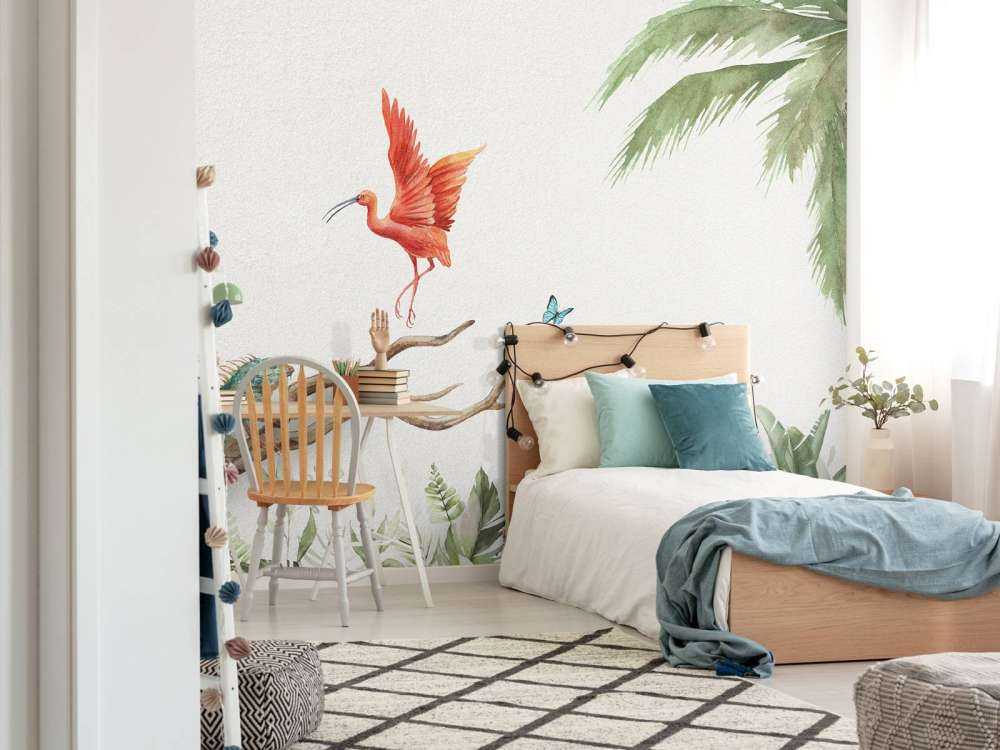 Branch with jungle animals