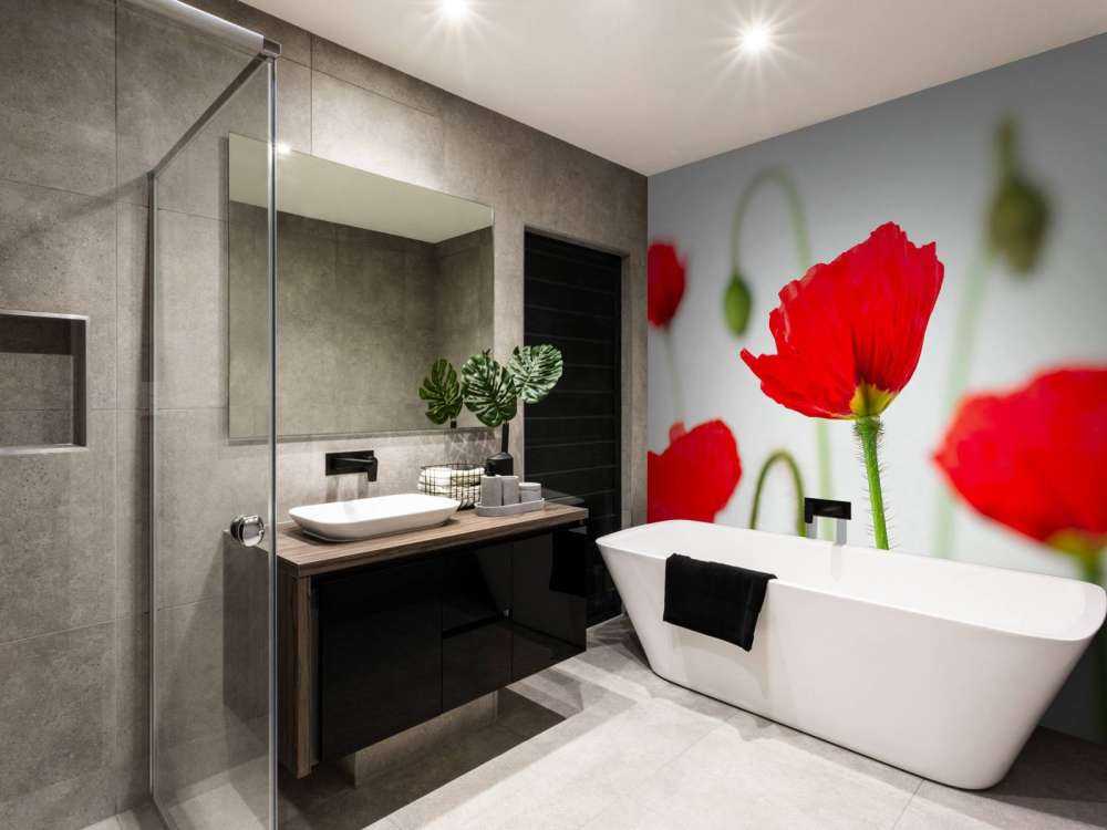 Close-up red poppies