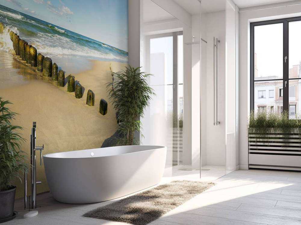 Beach at beautiful day