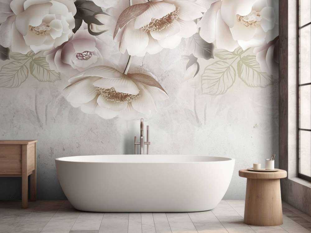 Beige flowers