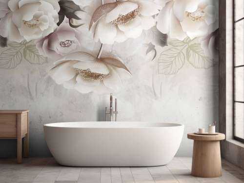 Beige flowers