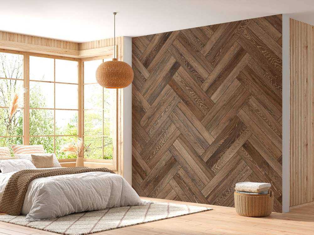 Wooden herringbone