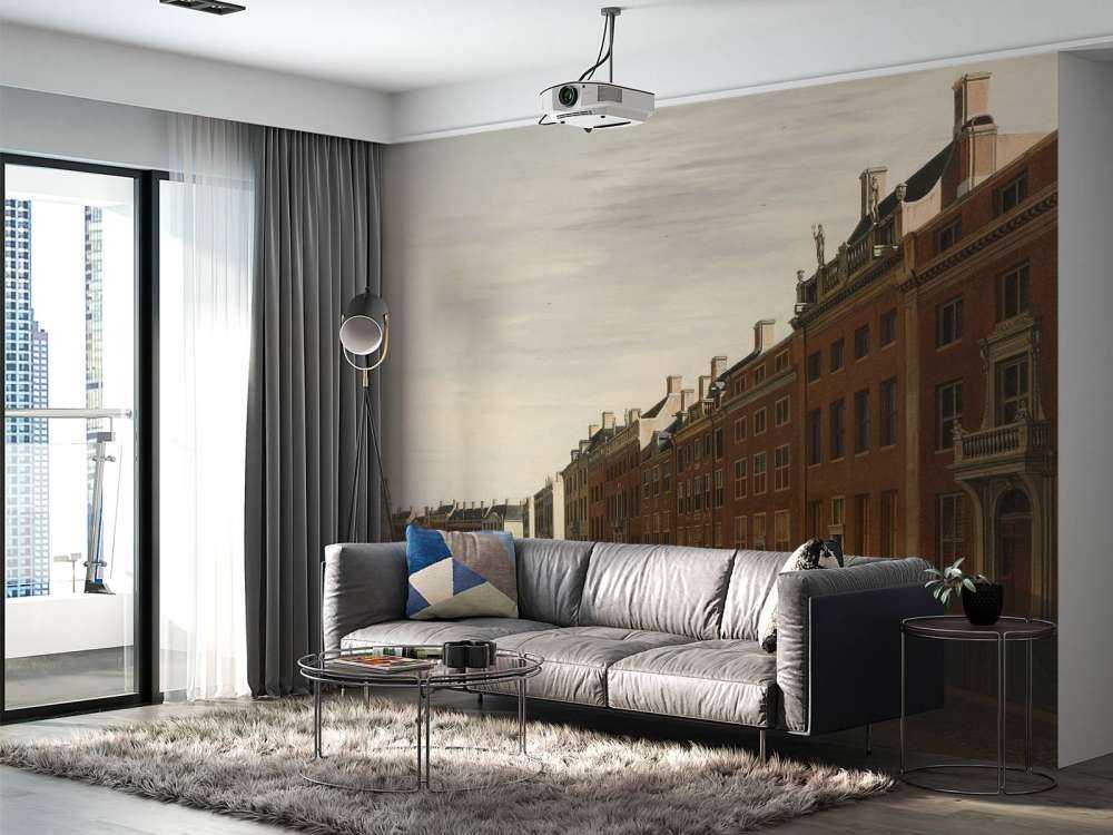 De Gouden Bocht in de Herengracht in Amsterdam vanuit het westen