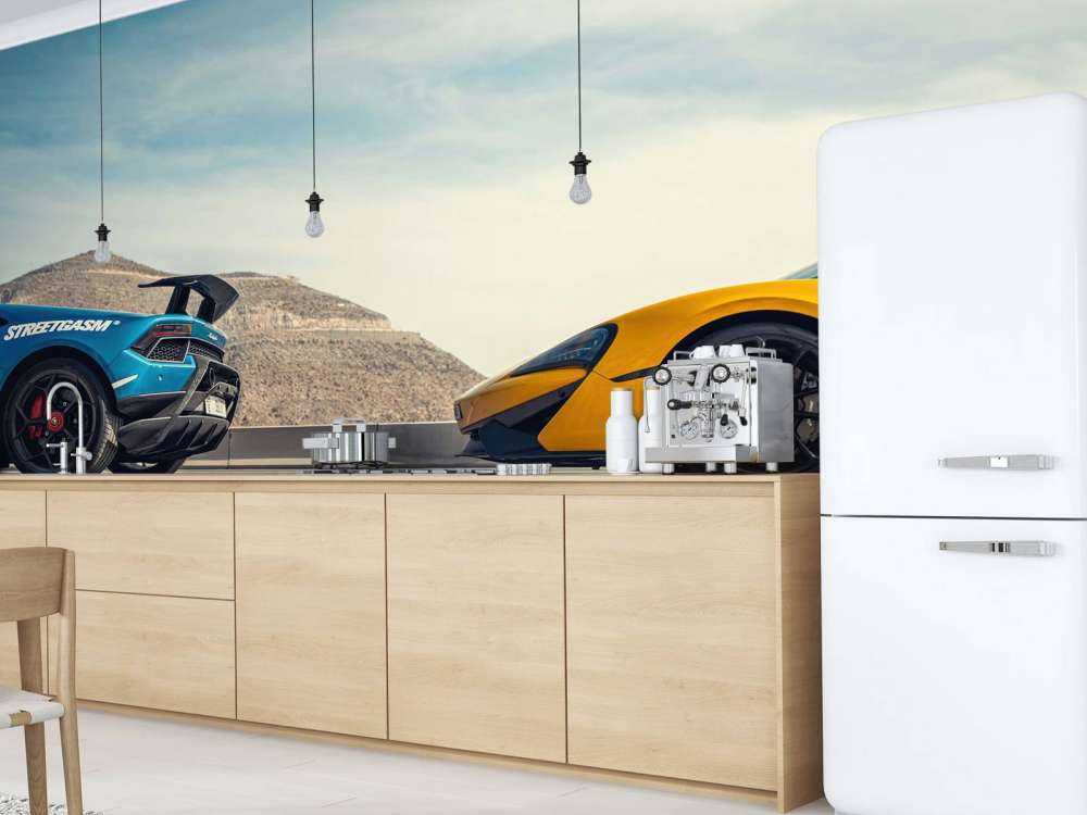 Duel between supercars