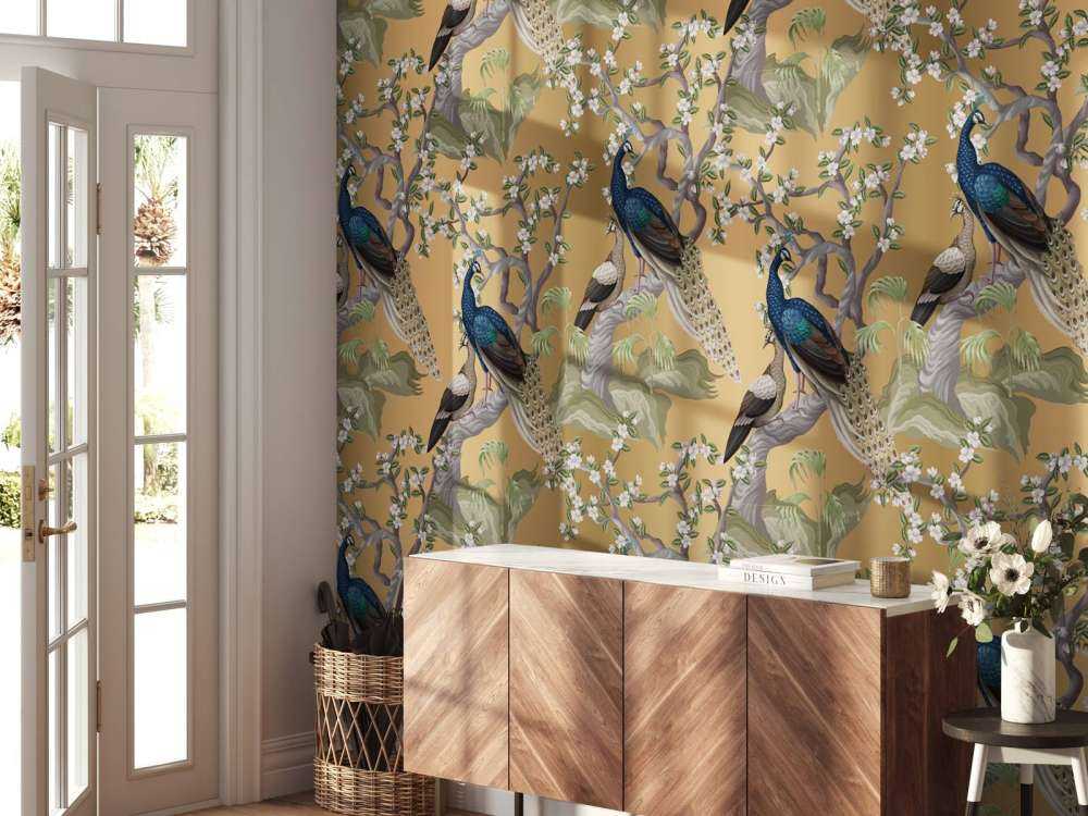 Peacock Whisper in Oasis