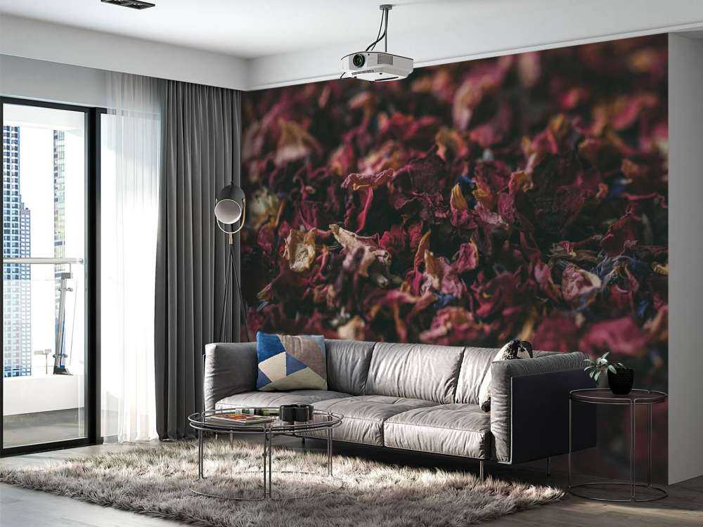 Opgedroogde bloemblaadjes