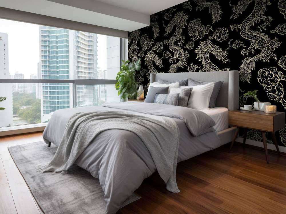 Donkere draken patroon