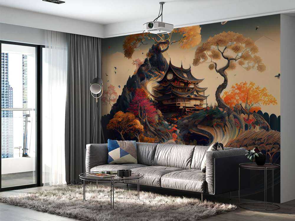 Landschap in Oosterse stijl