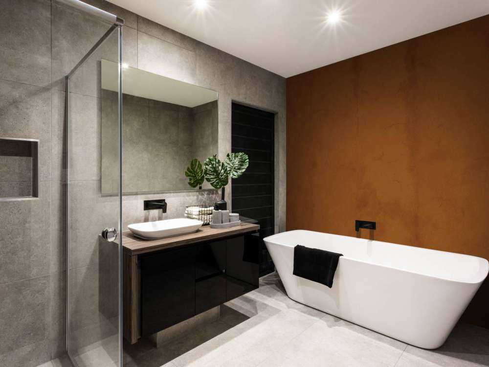 Sepia brown concrete