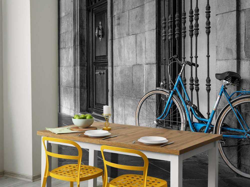 Old blue bike