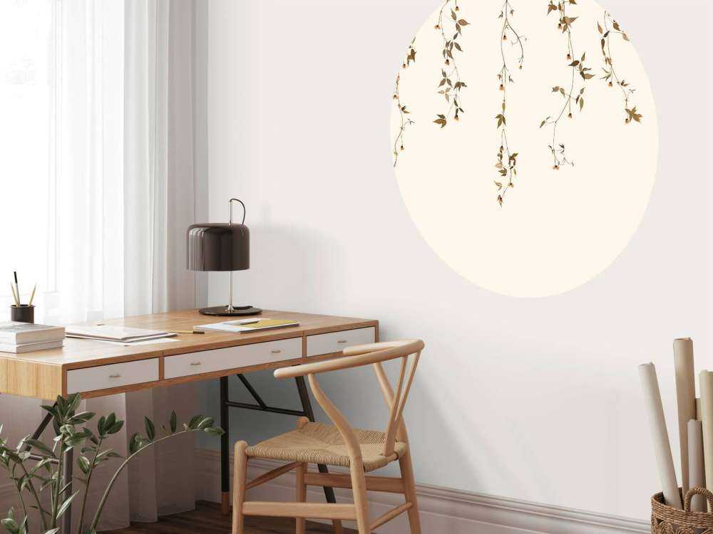 Clematis vine with flowers