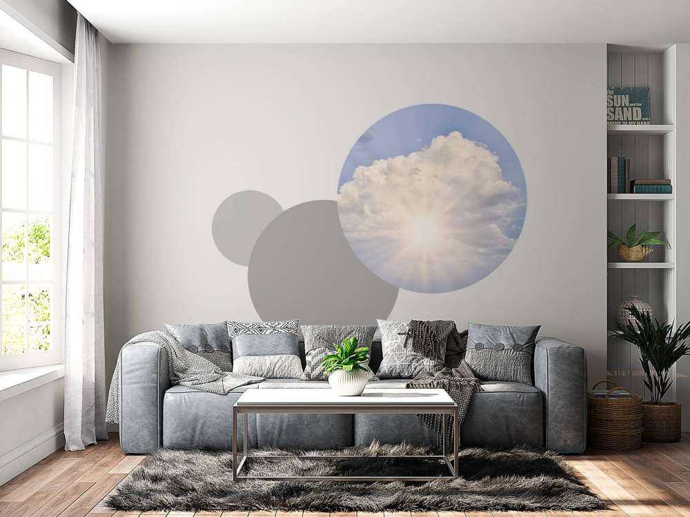 Sun rays through the clouds