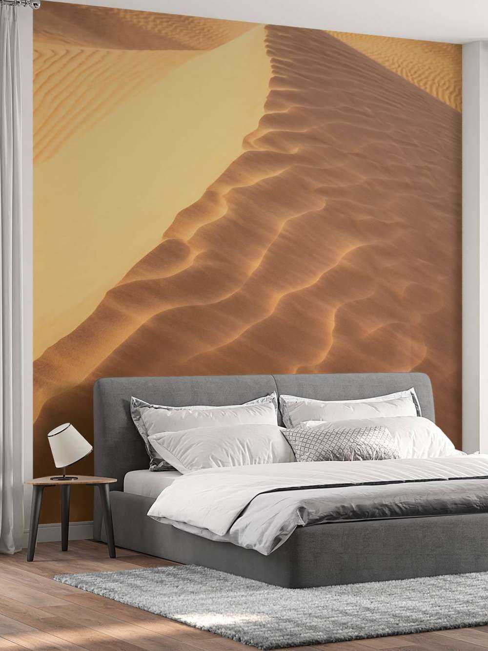 Sand dunes from above