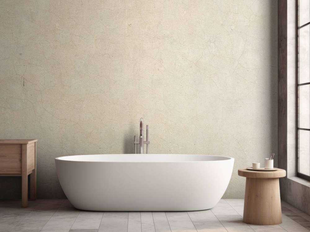 Concrete with cracks