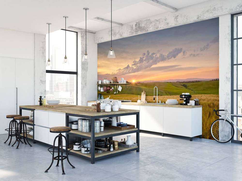 Sunset in Italian Landscape